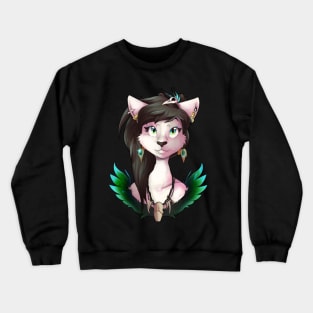 Kitty with Bones Crewneck Sweatshirt